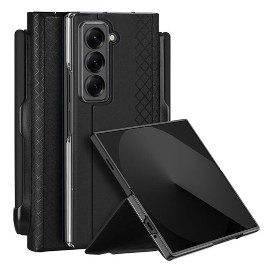 Samsung Galaxy Z Fold Special tok, DUX DUCIS, Bril (ceruzatartóval), Fekete