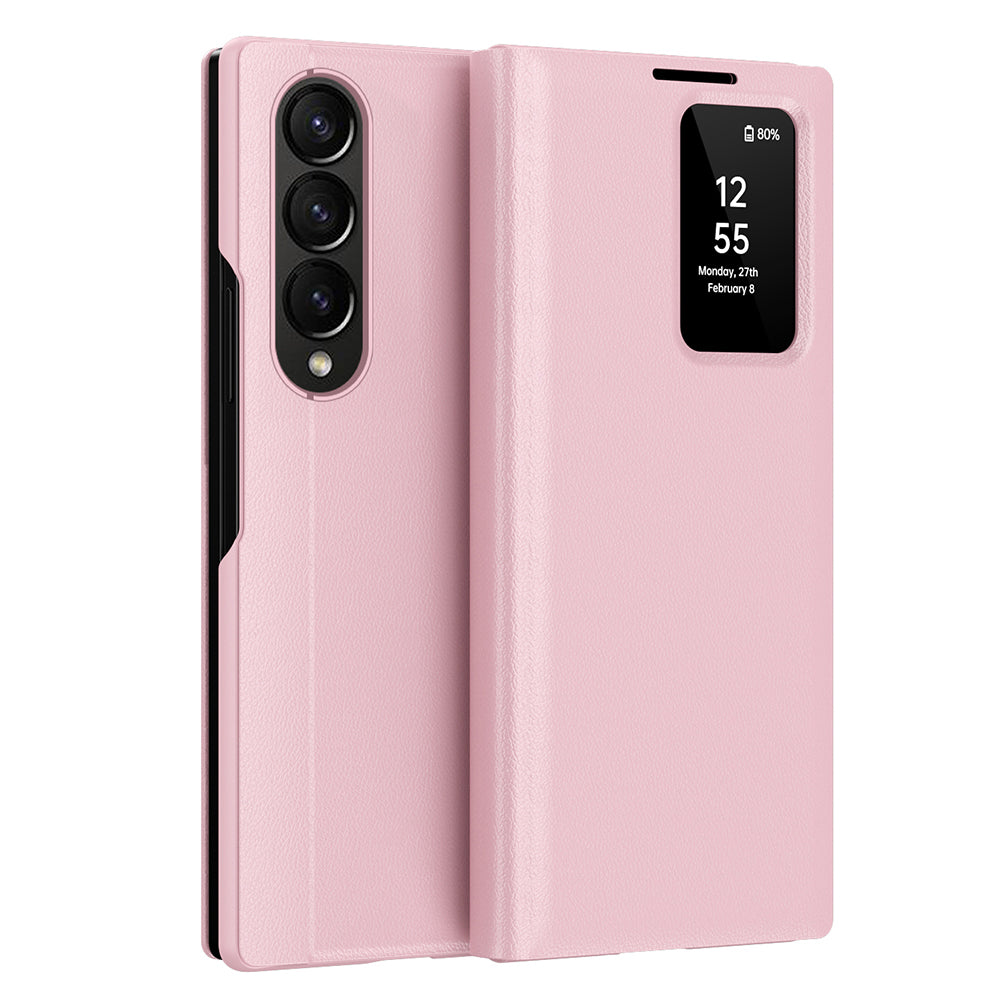 Case for Samsung Galaxy Z Fold3 5G F926, Techsuit, SmartView, Pink