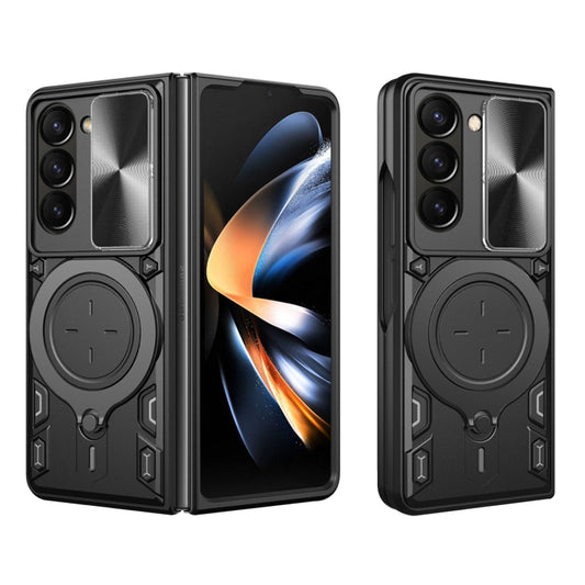Tok Samsung Galaxy Z Fold5 F946-hez, Techsuit, CamGuard Pro, Fekete