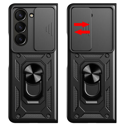 Tok Samsung Galaxy Z Fold5 F946-hez, Techsuit, CamShield, Fekete