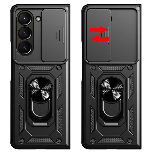 Tok Samsung Galaxy Z Fold5 F946-hez, Techsuit, CamShield, Fekete