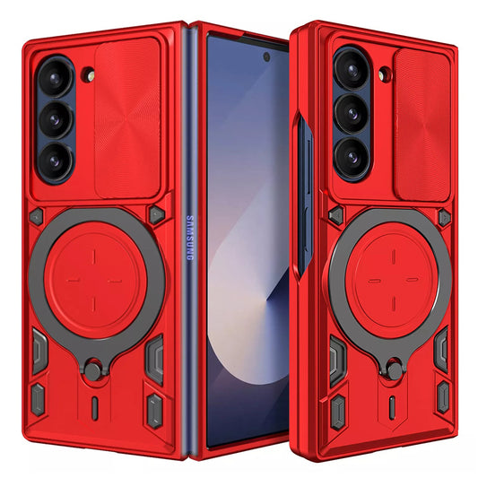 Tok Samsung Galaxy Z Fold6 F956-hez, Techsuit, CamGuard Pro, Piros
