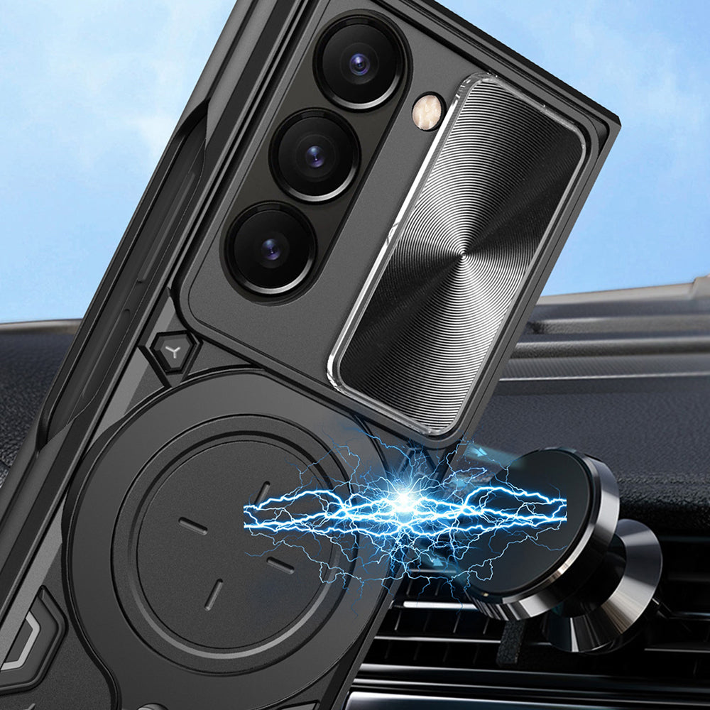 Tok Samsung Galaxy Z Fold6 F956-hez, Techsuit, CamGuard Pro, Rózsaarany