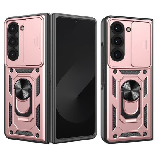 Tok Samsung Galaxy Z Fold6 F956-hez, Techsuit, CamShield, Rózsaszín