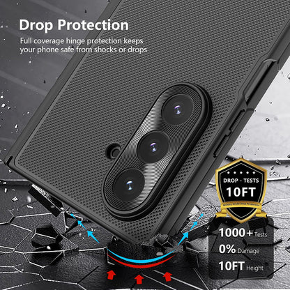 Tok Samsung Galaxy Z Fold7 F966-hez, Nillkin, Super Frosted Shield, Fekete