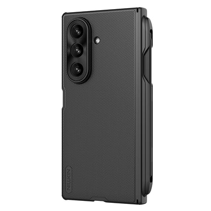 Tok Samsung Galaxy Z Fold7 F966-hez, Nillkin, Super Frosted Shield tolltartóval, fekete