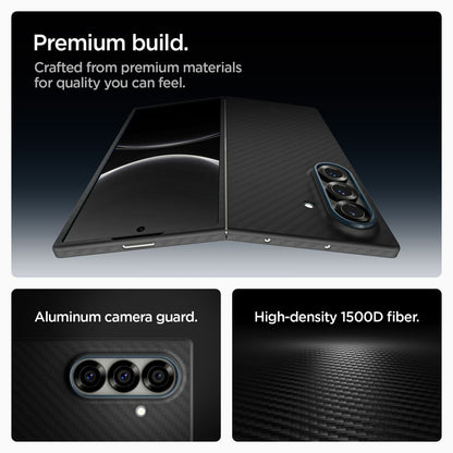 Tok Samsung Galaxy Z Fold7 F966-hoz, Spigen, Air Skin, Fekete ACS09555