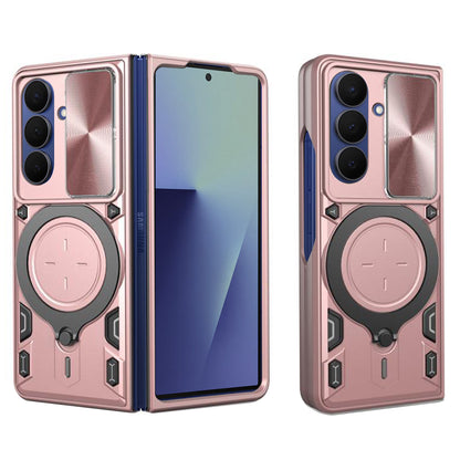 Tok Samsung Galaxy Z Fold7 F966-hez, Techsuit, CamGuard Pro, Rózsaarany