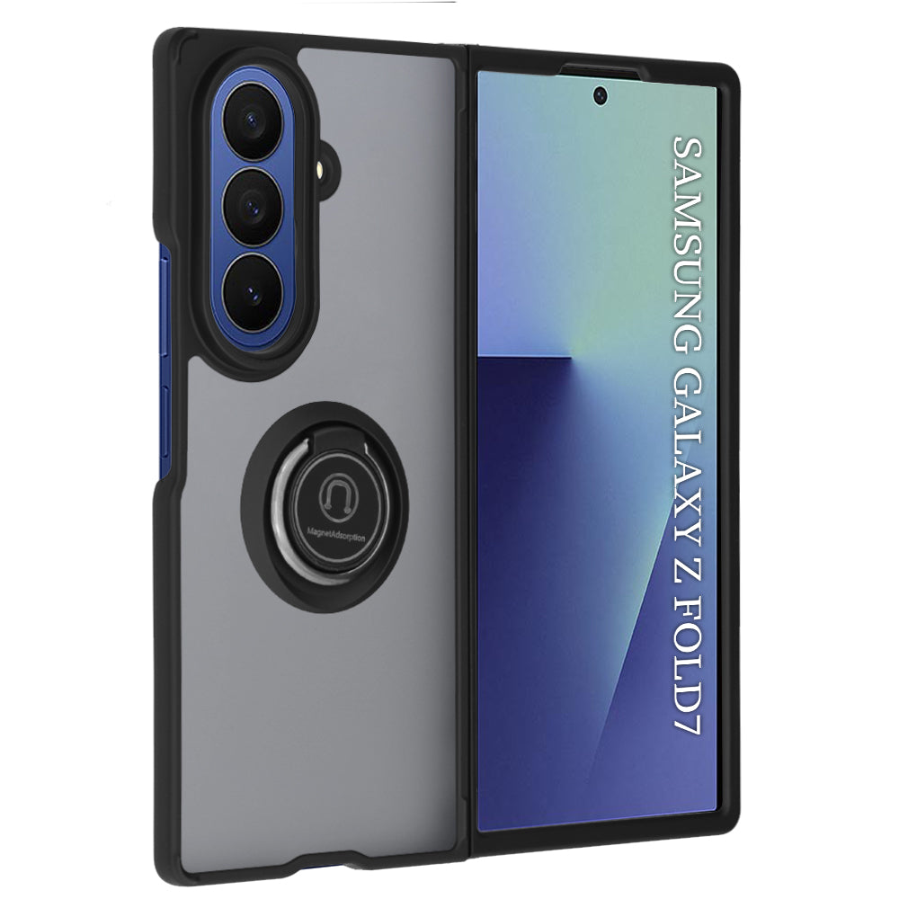 Tok Samsung Galaxy Z Fold7 F966-hez, Techsuit, Glinth, Fekete