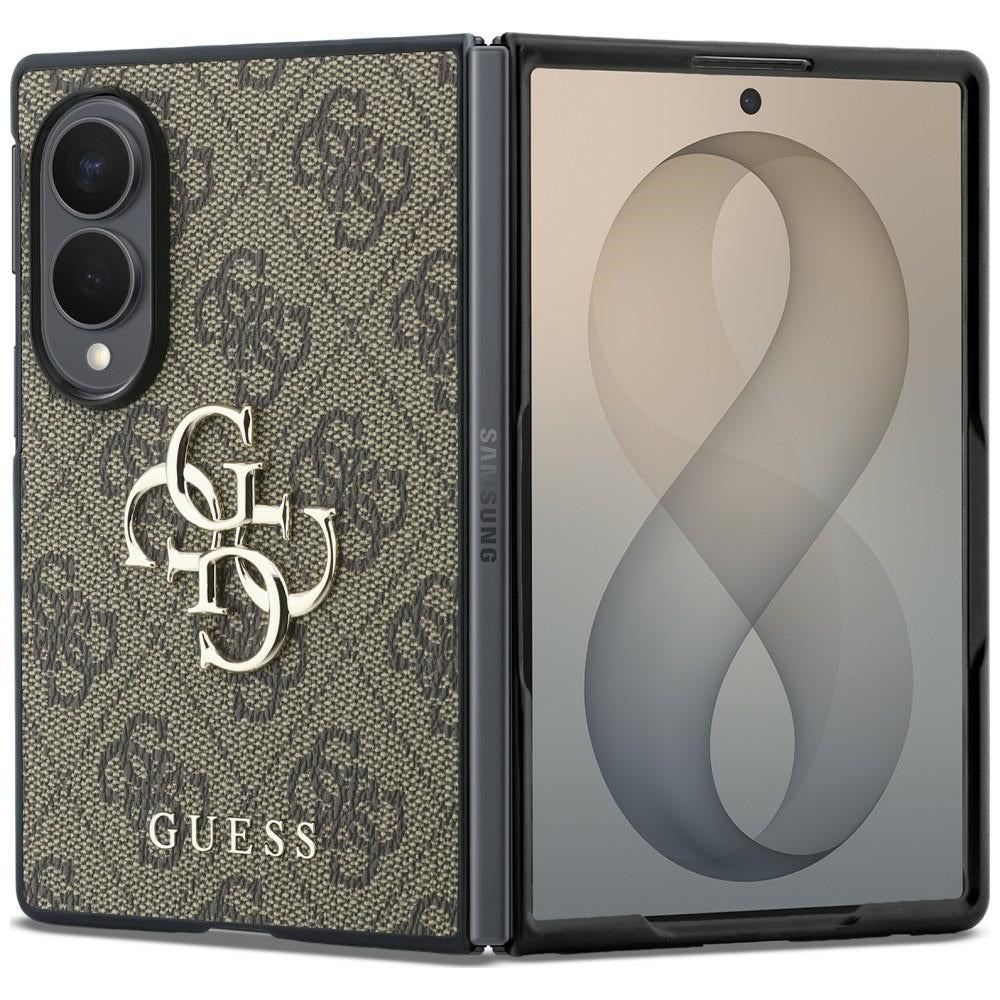Tok Samsung Galaxy Z Fold8 F971-hez, Guess, 4G Nagy Logó, Barna