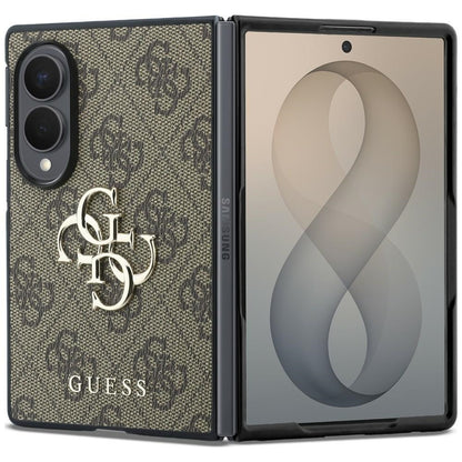 Tok Samsung Galaxy Z Fold8 F971-hez, Guess, 4G Nagy Logó, Barna