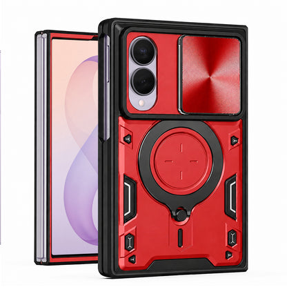Case for Samsung Galaxy Z Fold8 F971, Techsuit, CamGuard Pro, Red