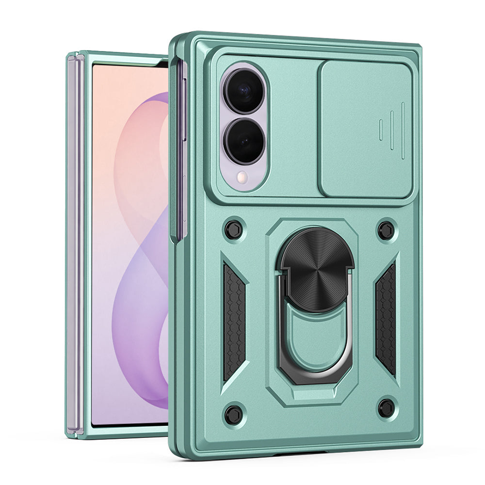 Tok Samsung Galaxy Z Fold8 F971-hez, Techsuit, CamShield, Zöld