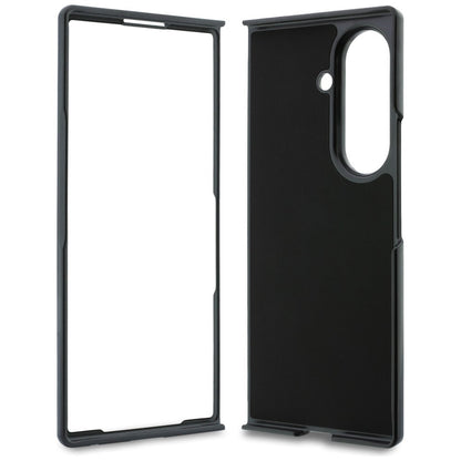 Tok Samsung Galaxy Z Fold8 Ultra F976-hez, Karl Lagerfeld, Saffiano Karl & Choupette fém kitűző, fekete