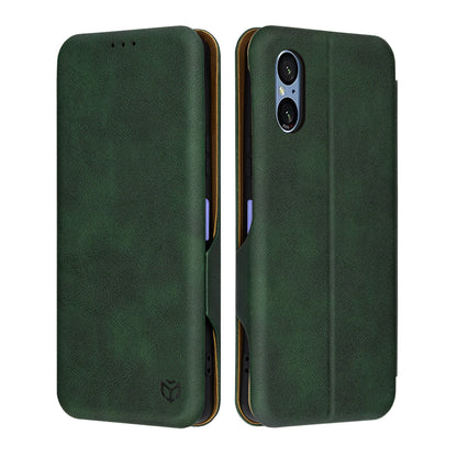 Tok Sony Xperia 5 VI-hez, Techsuit, Safe Wallet Plus, Zöld