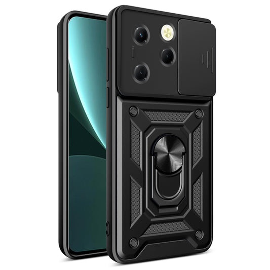 Tok a Tecno Spark 20 Pro / Infinix Hot 40 / Hot 40 Pro készülékhez, Techsuit, CamShield, Fekete