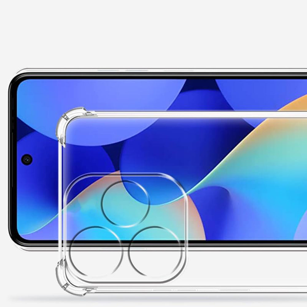Case for Tecno Spark 20, Techsuit, Shockproof Clear, Transparent