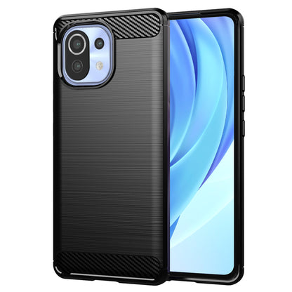 Tok Xiaomi 11 Lite 5G NE / Mi 11 Lite 5G / 11 Lite, Techsuit, Karbon, Fekete