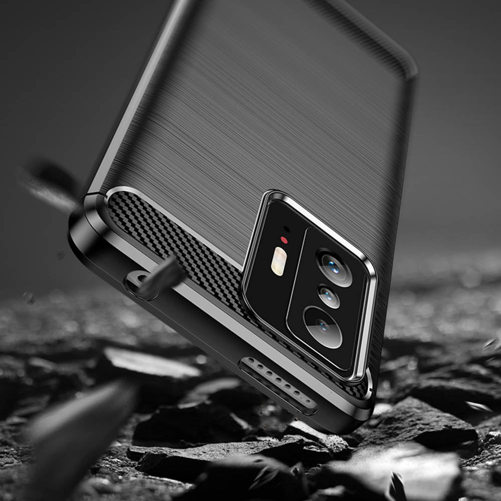 Case for Xiaomi 11T / 11T Pro, Techsuit, Carbon, Black