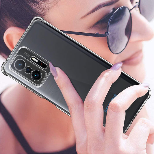 Tok Xiaomi 11T / 11T Pro-hoz, Techsuit, Ütésálló Átlátszó, Átlátszó