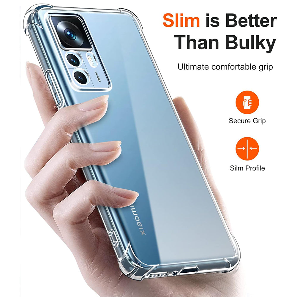 Xiaomi 12T / 12T Pro tok, Techsuit, ütésálló átlátszó, áttetsző