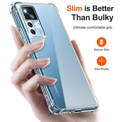 Xiaomi 12T / 12T Pro tok, Techsuit, ütésálló átlátszó, áttetsző