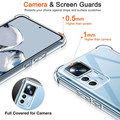 Xiaomi 12T / 12T Pro tok, Techsuit, ütésálló átlátszó, áttetsző