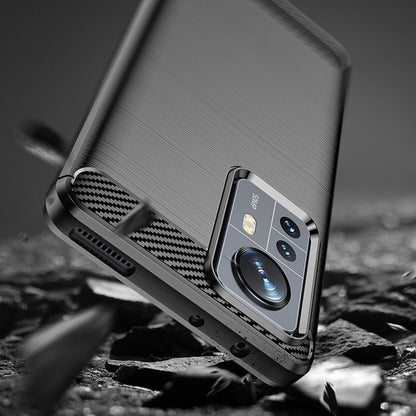 Tok Xiaomi 12X / 12-hez, Techsuit, karbon, fekete