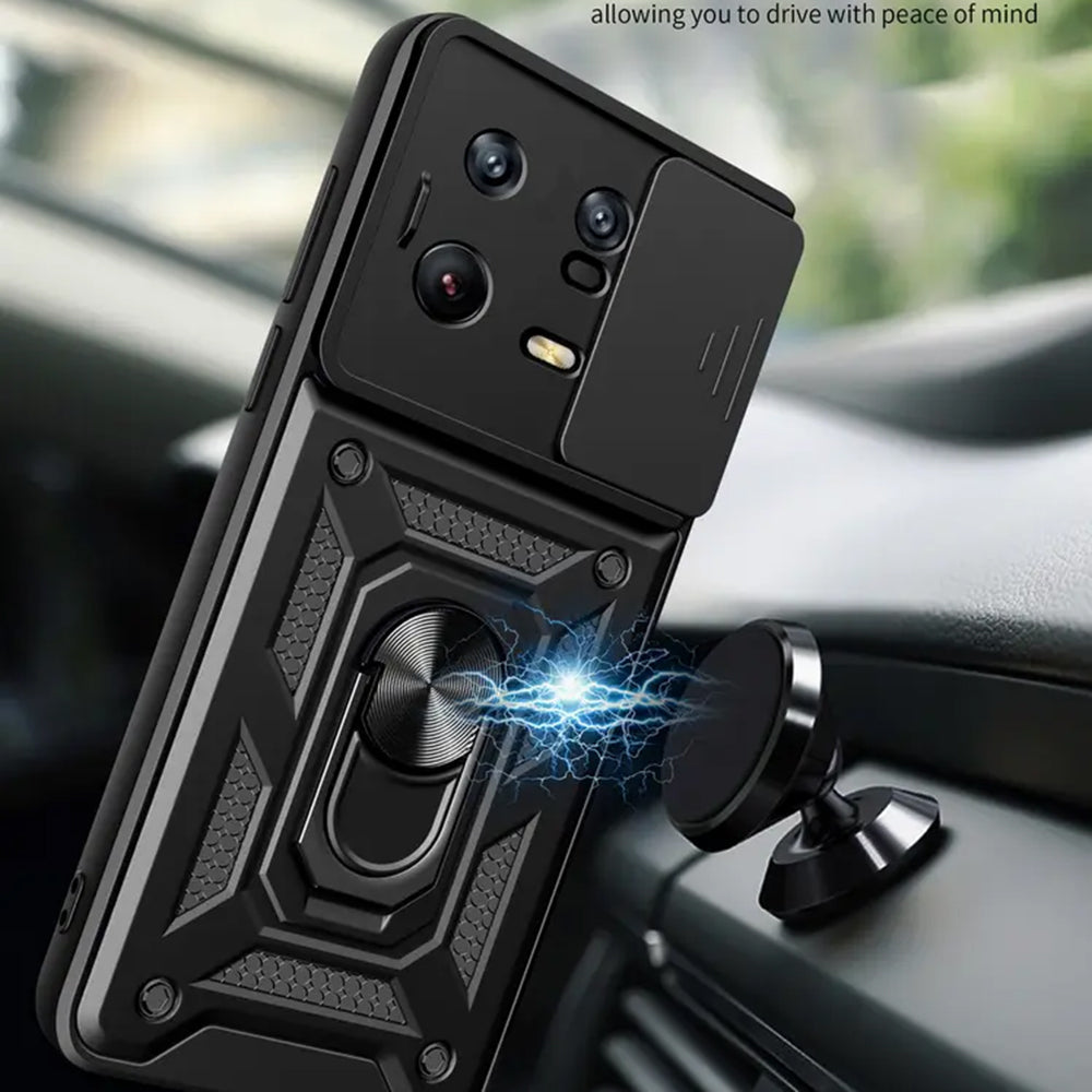 Tok Xiaomi 13 Pro-hoz, Techsuit, CamShield, Fekete