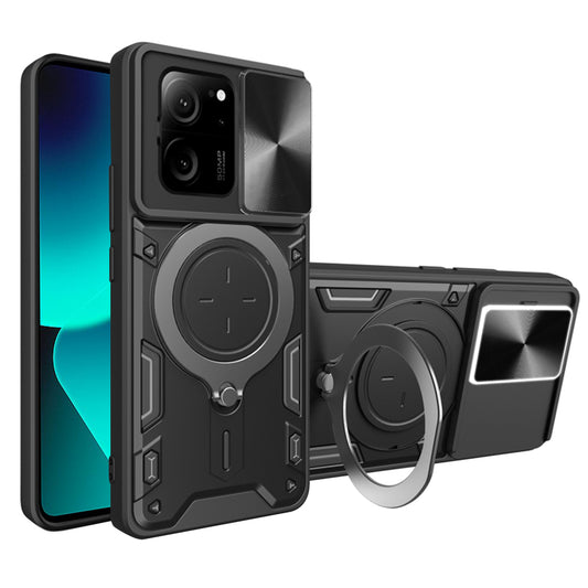 Tok Xiaomi 13T Pro / 13T-hez, Techsuit, CamGuard Pro, Fekete