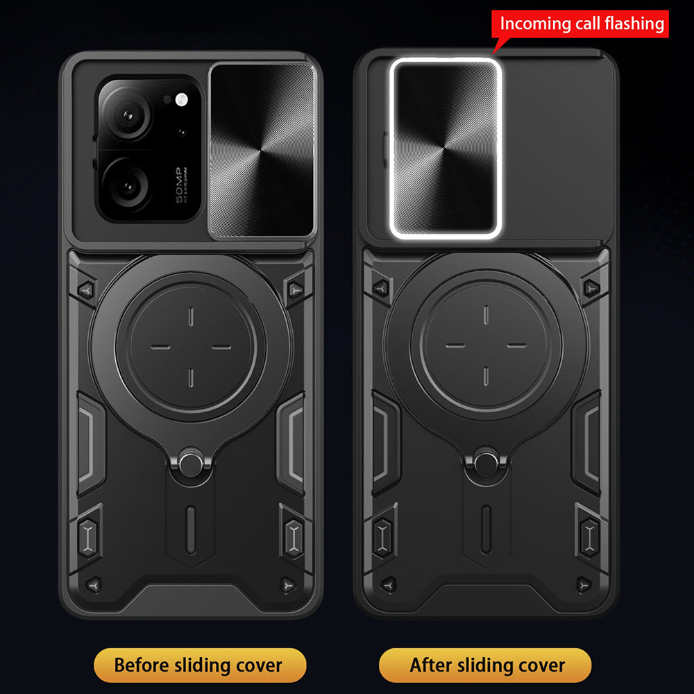 Tok Xiaomi 13T Pro / 13T-hez, Techsuit, CamGuard Pro, Fekete