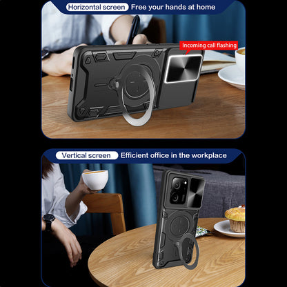 Tok Xiaomi 13T Pro / 13T-hez, Techsuit, CamGuard Pro, Fekete