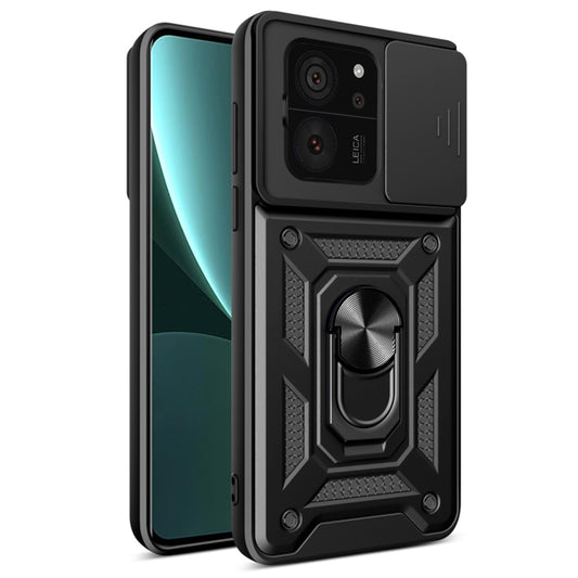 Tok Xiaomi 13T Pro / 13T-hez, Techsuit, CamShield, Fekete