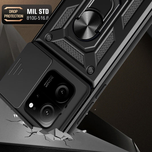 Tok Xiaomi 13T Pro / 13T-hez, Techsuit, CamShield, Fekete