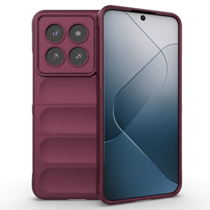 Tok Xiaomi 14 Pro-hoz, Techsuit, Magic Shield, Bordó