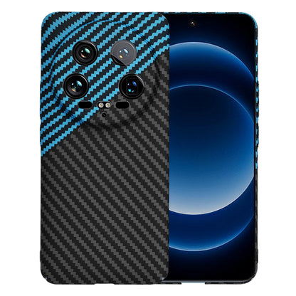 Tok Xiaomi 14 Ultra-hoz, Techsuit, Carbonite FiberShell, Fekete Kék