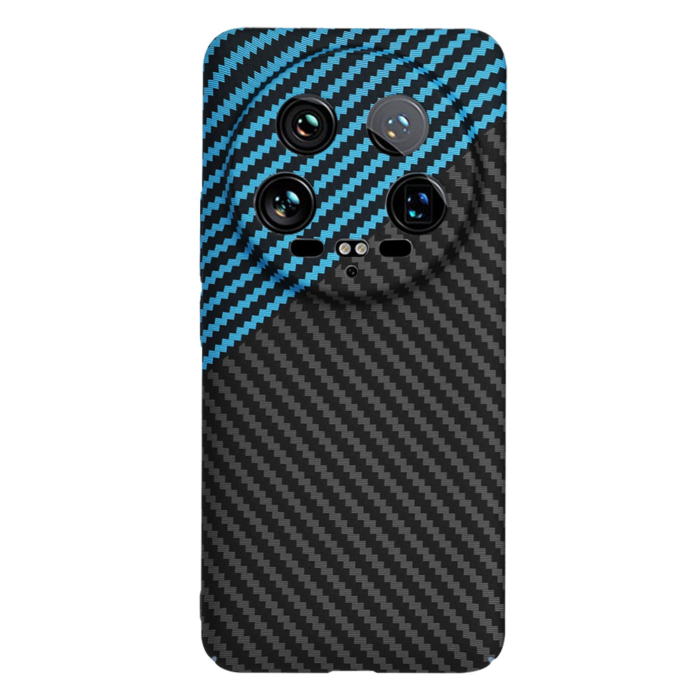 Tok Xiaomi 14 Ultra-hoz, Techsuit, Carbonite FiberShell, Fekete Kék