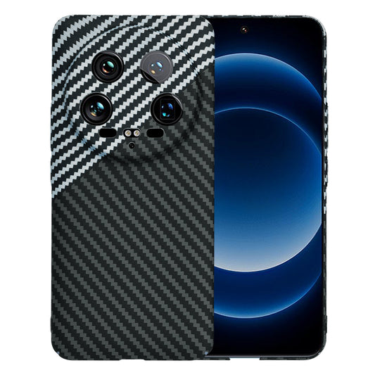 Tok Xiaomi 14 Ultra-hoz, Techsuit, Carbonite FiberShell, Fekete Szürke