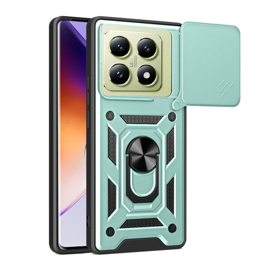 Tok Xiaomi 14T-hez, Techsuit, CamShield, Zöld