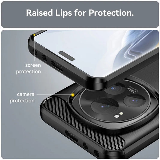 Tok Xiaomi 15 Pro-hoz, Techsuit, karbon, fekete