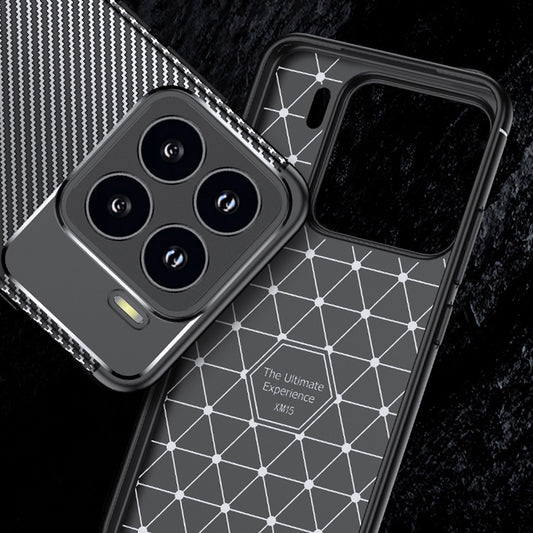Tok Xiaomi 15 Pro-hoz, Techsuit, CarbonFiber, Fekete