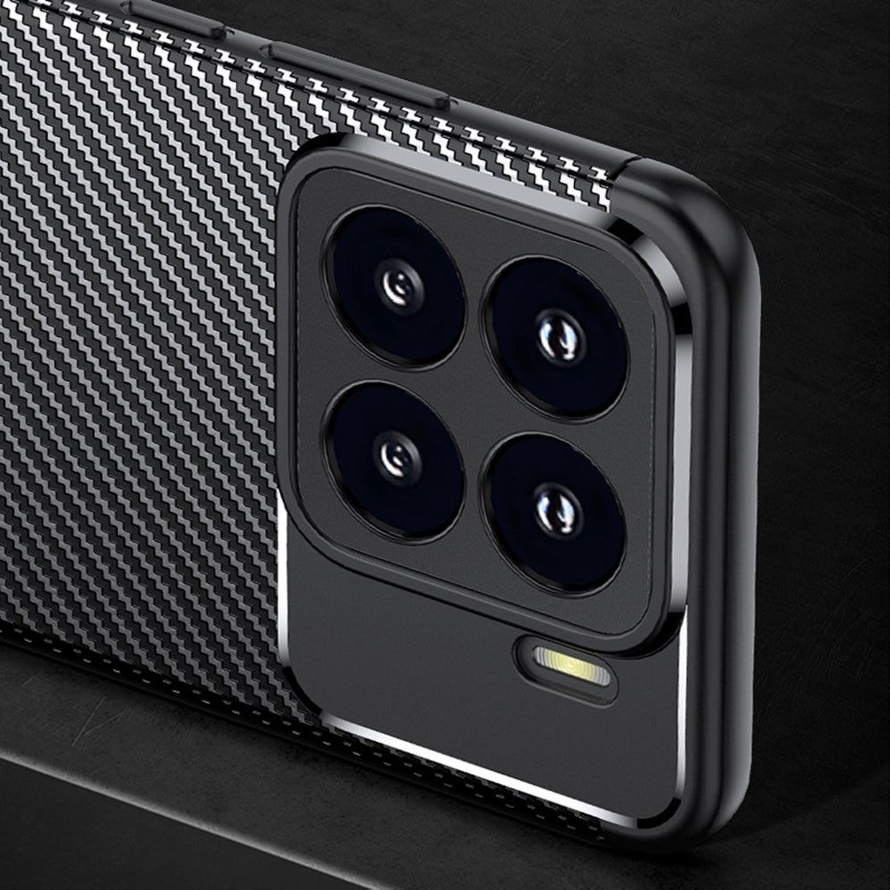 Tok Xiaomi 15 Pro-hoz, Techsuit, CarbonFiber, Fekete