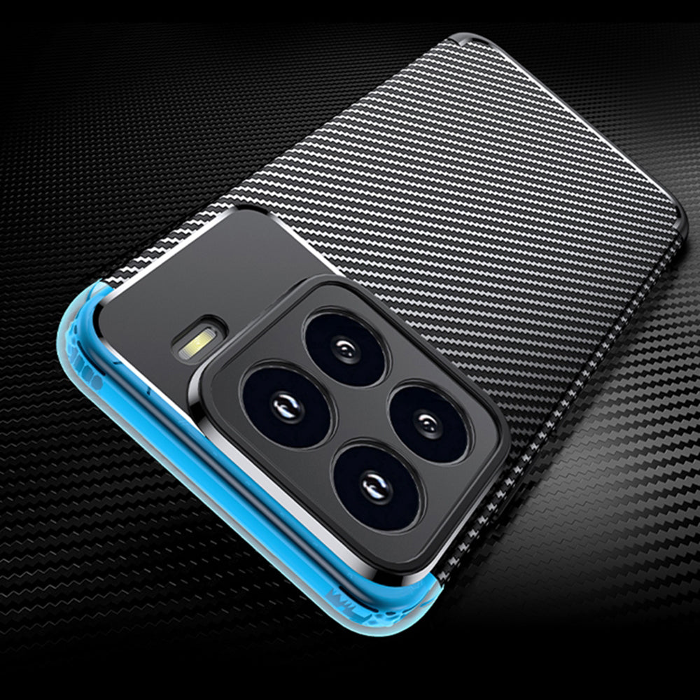 Tok Xiaomi 15 Pro-hoz, Techsuit, CarbonFiber, Fekete