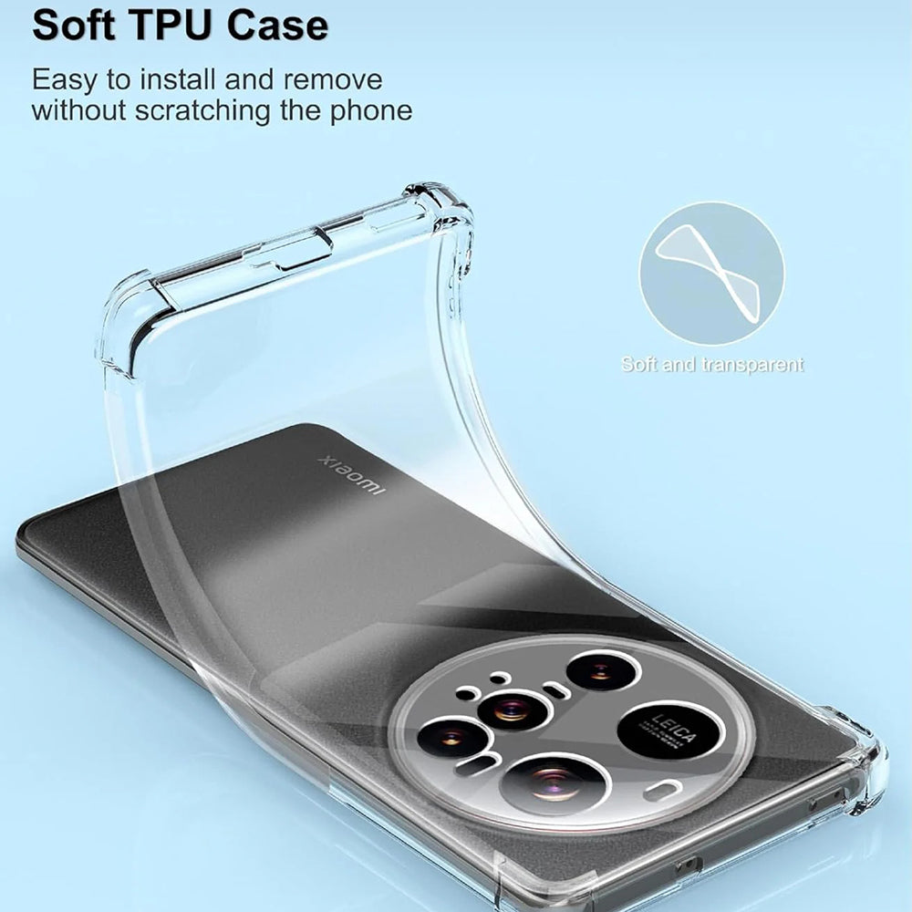 Tok Xiaomi 15 Ultra-hoz, Techsuit, ütésálló átlátszó, áttetsző