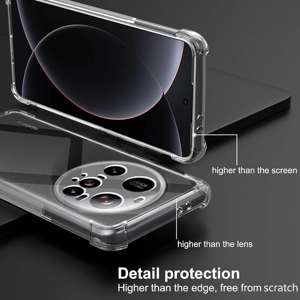 Tok Xiaomi 15 Ultra-hoz, Techsuit, ütésálló átlátszó, áttetsző