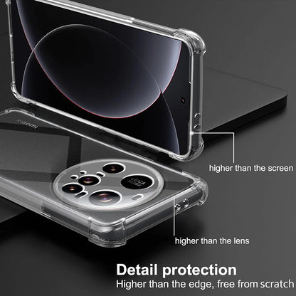 Tok Xiaomi 15 Ultra-hoz, Techsuit, ütésálló átlátszó, áttetsző