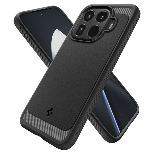 Tok Xiaomi 15T Pro-hoz, Spigen, Rugged Armor, Fekete ACS11152