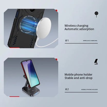 MagSafe tok Xiaomi 15T Pro-hoz, Techsuit, ArmorMag, Kék