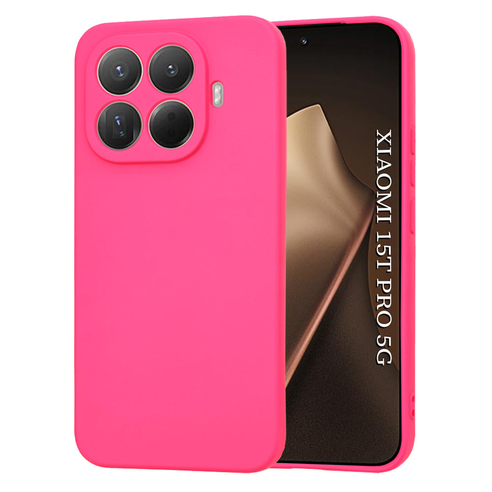 Tok Xiaomi 15T Pro-hoz, Techsuit, SoftFlex, Sötétrózsaszín