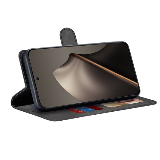 Tok Xiaomi 15T-hez, Techsuit, Diary Book, Fekete